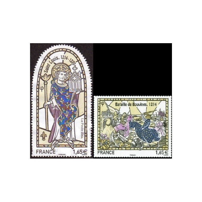 Timbre France Yvert No 4857-4858 Grandes Heures de l'Histoire