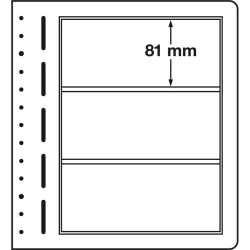 feuilles LB, 3 compartiments, 190x 81 mm