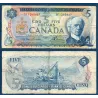 Canada Pick N°87b, TB Billet de banque de 5 dollar 1972