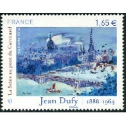 Timbre France Yvert No 4885 Jean Dufy, La Seine au pont du Caroussel