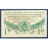 Blois 1 franc, Sup, 3.10.1916 Pirot 28.7, Billet de la chambre de Commerce