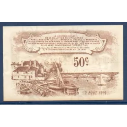 Bergerac 50 centimes, Sup, 5.8.1918 Pirot 24.31, Billet de la chambre de Commerce