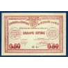 Boulogne-sur-Mer 50 centimes, Spl, 14.8.1914 Pirot 31.14, Billet de la chambre de Commerce