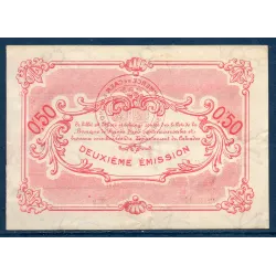 Caen Honfleur 50 centimes, TTB, ND Pirot 34.12, Billet de la chambre de Commerce