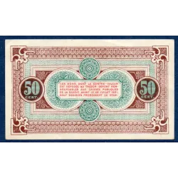 Chambéry 50 centimes, TTB, 27.7.1916 Pirot 44.8 Billet de la chambre de Commerce