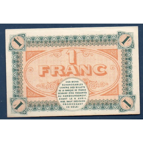 Châlon-s/-Saône 1 franc, Neuf, 8.4.1920 Pirot 42.26 Billet de la chambre de Commerce