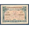 Centre 1 franc, TTB, ND Pirot 40.7 Billet de la chambre de Commerce
