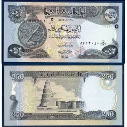 Irak P.97b, Neuf Billet de 250 Dinars 2018 Astrolabe