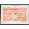Dunkerque 2 francs, TTB, ND Pirot 54.9 Billet de la chambre de Commerce