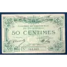 Dunkerque 50 centimes, TTB+, ND Pirot 54.1 Billet de la chambre de Commerce