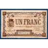 Grandville 1 franc, TB, 19.7.1915 Pirot 60.4 Billet de la chambre de Commerce