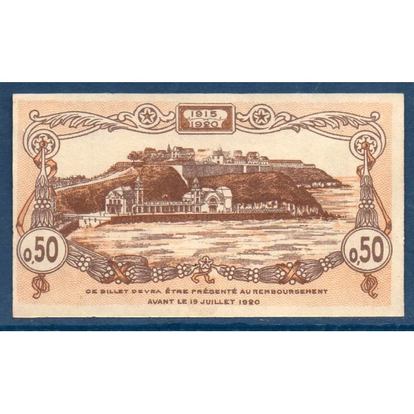 Grandville 50 centimes, Spl, 5.10.1917 Pirot 60.11 Billet de la chambre de Commerce