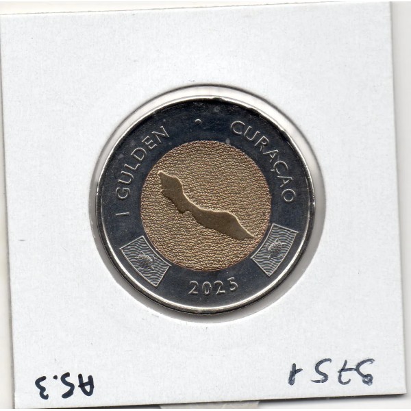 Curacao 1 gulden 2025 FDC, Willem-Alexander