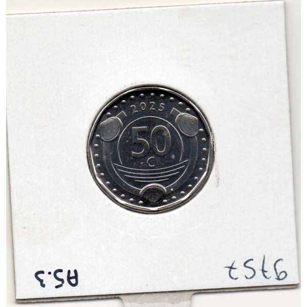 Saint-Martin, Sint Maarten 50 cents 2025 FDC, fleur d'oranger