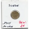 Suède 10 Ore 1945 Sup, KM.816 Gustave V