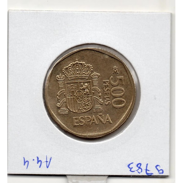 Espagne 500 pesetas 1989 Sup, KM 831 Juan Carlos et Sofia