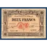 Lure 2 francs, TB, 9.9.1918 Pirot 76.30 Billet de la chambre de Commerce