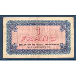 Lyon 1 franc, TB+, 14.10.1921 Pirot 77.25 Billet de la chambre de Commerce
