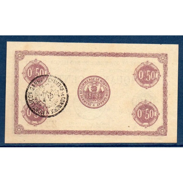 Montluçon, Gannat 50 centimes, Spl, 12.4.1920 Pirot 84.40 Billet de la chambre de Commerce