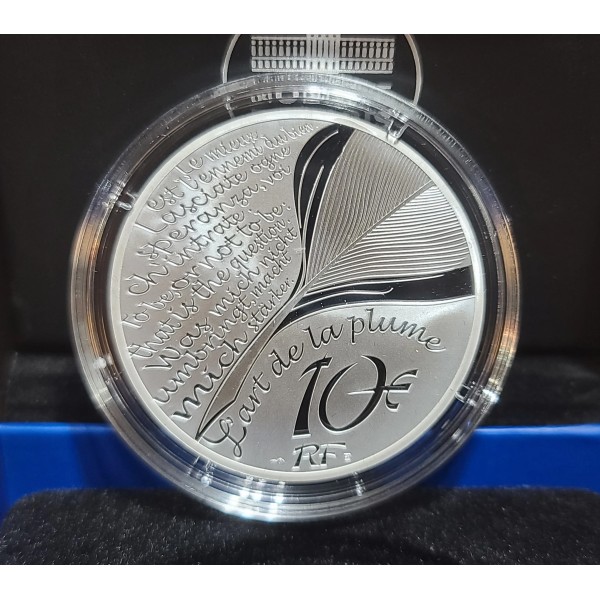 Pièce 10€ BE argent 2022 Molière, l'Art de la plume, belle épreuve