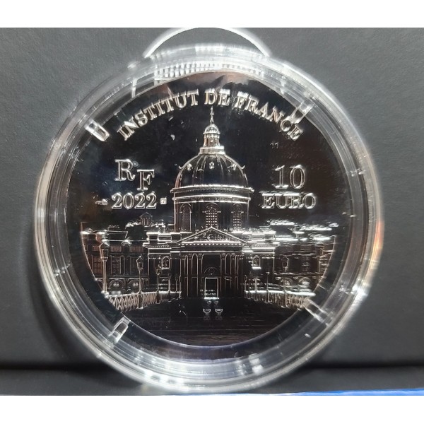 Pièce 10€ BE argent 2022 Albert Ier de Monaco, belle épreuve