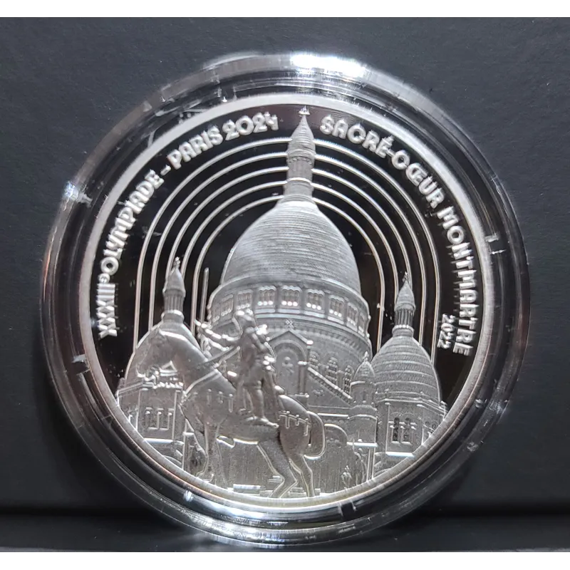 Pièce 10€ BE argent 2022 Le Sacré-Cœur, Paris 2024, belle épreuve Pièce 10€ BE argent 2022 Le Sacré-Cœur, Paris 2024, belle épreuve
