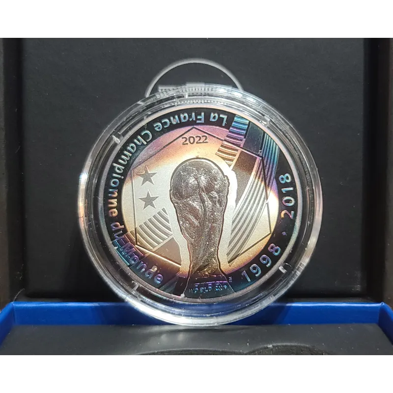 Pièce 10€ BE argent 2022 Coupe du monde de la FIFA, Qatar 2022, belle épreuve Pièce 10€ BE argent 2022 Coupe du monde de la FIFA, Qatar 2022, belle épreuve