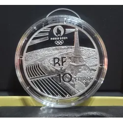 Pièce 10€ BE argent 2023 Golf, Paris 2024 belle épreuve