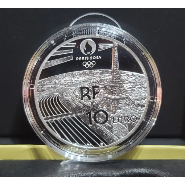 Pièce 10€ BE argent 2023 Golf, Paris 2024 belle épreuve