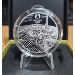 Pièce 10€ BE argent 2023 Breaking, Paris 2024 belle épreuve