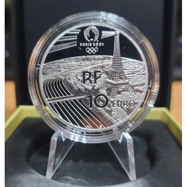 Pièce 10€ BE argent 2022 La Mascotte, Paris 2024 belle épreuve