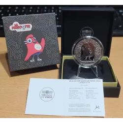 Pièce 10€ BE argent 2022 La Mascotte, Paris 2024 belle épreuve