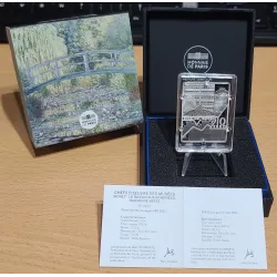 Pièce 10€ BE argent 2022 Monet, Le bassin aux Nymphéas, belle épreuve
