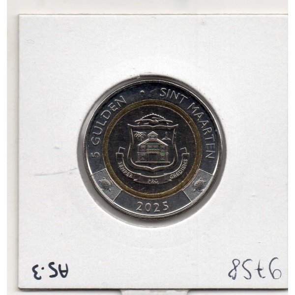 Saint-Martin, Sint Maarten 5 gulden 2025 FDC, Willem-Alexander