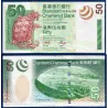 Hong Kong P.292, TTB Billet de 50 dollars 2003 Tortue