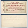 Allemagne P.S1012, Sup Billet de 2 millions Mark 1923