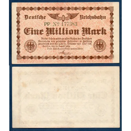 Allemagne P.S1011, Sup Billet de 1 million Mark 1923
