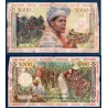 Antilles Française P.3a, AB Billet de banque de 50 nouveaux francs sur 5000 francs 1961