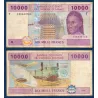 Afrique Centrale P.110Ta pour le Congo, TB Billet de 10000 Francs CFA 2002