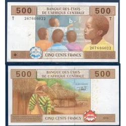Afrique Centrale Pick 106Ta pour le Congo, TTB Billet de 500 Francs CFA 2002 Ecole