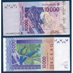 BCEAO P.218Bb pour le Benin, TTB Billet de 10000 Francs CFA 2004 Touraco