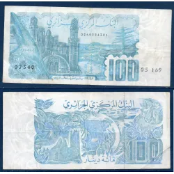 Algérie P.134a, TTB Billet de 100 dinar 1983 Mouette et mosquée