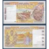 BCEAO P.711Ki TTB pour le Senegal, Billet de 1000 Francs CFA 1999