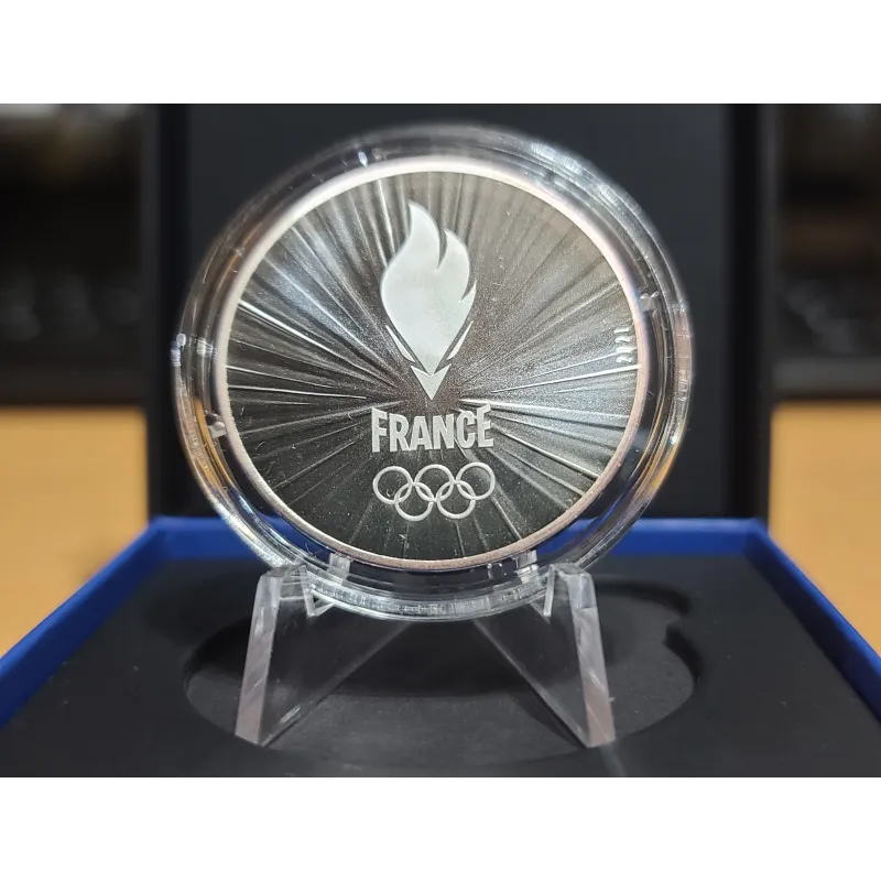 Pièce 10€ BE argent 2021 Equipe de France, Paris 2024 belle épreuve Pièce 10€ BE argent 2021 Equipe de France, Paris 2024 belle épreuve