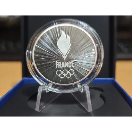 Pièce 10€ BE argent 2021 Equipe de France, Paris 2024 belle épreuve