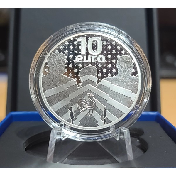 Pièce 10€ BE argent 2022 XV de France, Rugby, Belle Epreuve