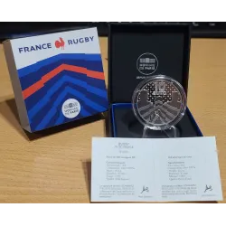 Pièce 10€ BE argent 2022 XV de France, Rugby, Belle Epreuve