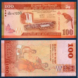 Sri Lanka P.125k, neuf Billet de 100 Rupees 2022 centrale Norochcholai