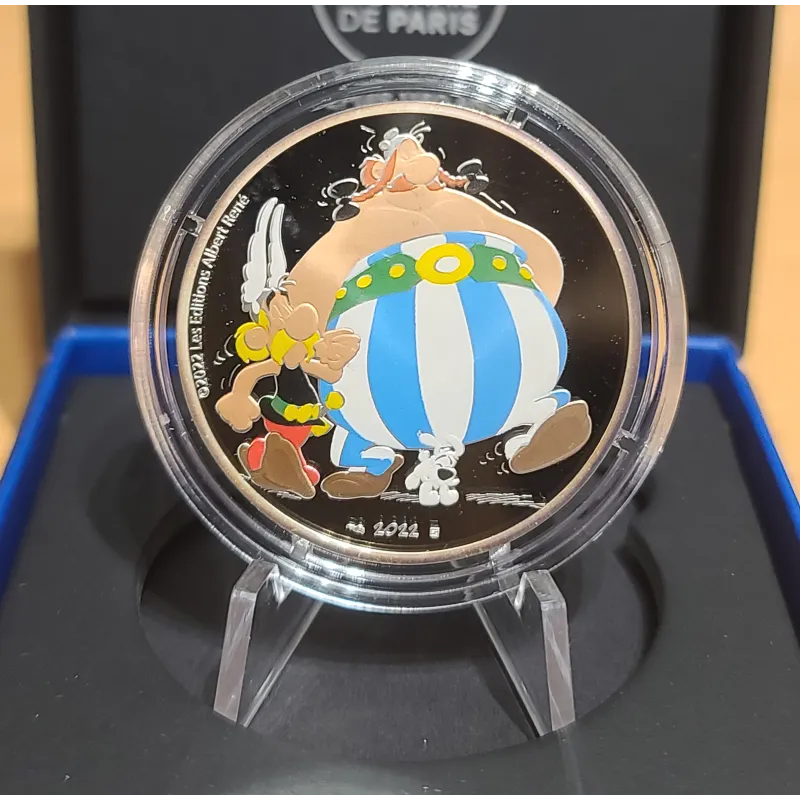 Pièce 10€ BE argent 2022 Astérix Trio, Belle Epreuve Pièce 10€ BE argent 2022 Astérix Trio, Belle Epreuve