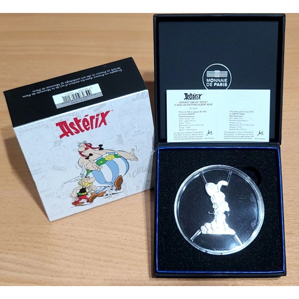 Pièce 10€ BE argent 2022 Forme Idéfix, Astérix, Belle Epreuve